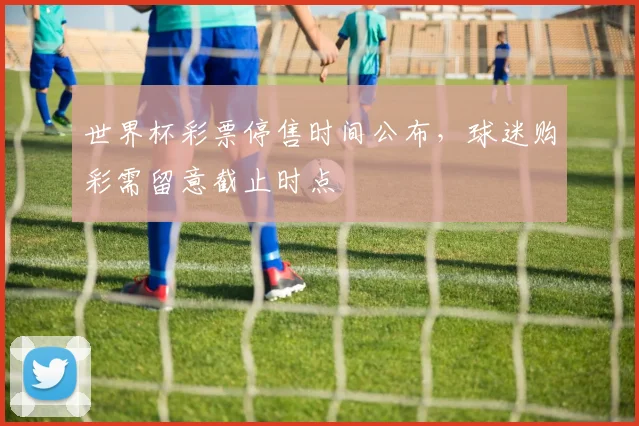 世界杯彩票停售时间公布，球迷购彩需留意截止时点